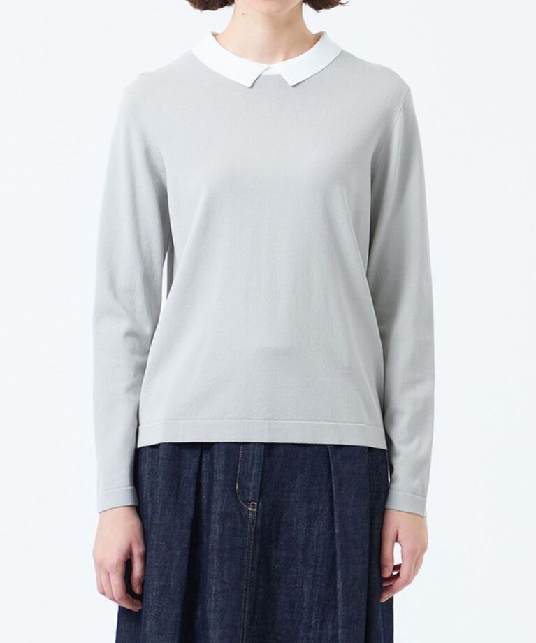 MACKINTOSH PHILOSOPHY「【Bicolor Knit Polo（バイカラーニットポロ）】」|ニット・セーター|