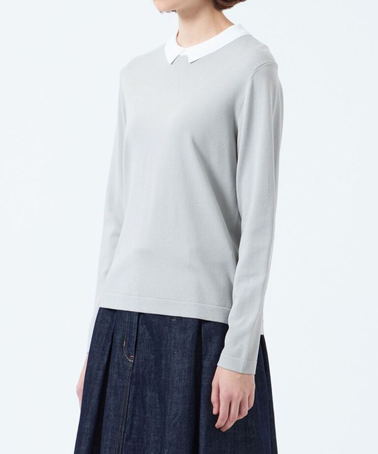 MACKINTOSH PHILOSOPHY「【Bicolor Knit Polo（バイカラーニットポロ）】」|ニット・セーター|