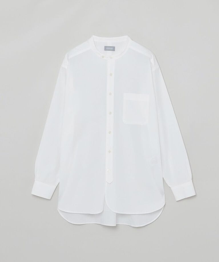 MACKINTOSH PHILOSOPHY「GREY LABEL バンドカラーシャツ」|シャツ・ブラウス|オフホワイト