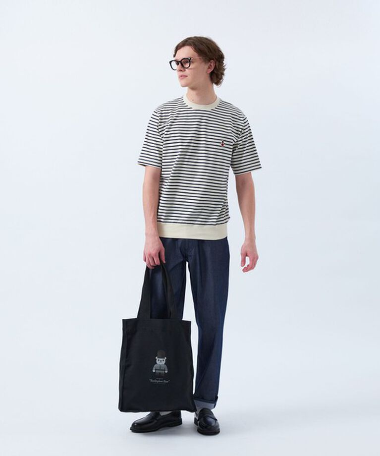 MACKINTOSH PHILOSOPHY「バッキンガムベア BD天竺 ワイドリブ半袖Tシャツ」|Tシャツ・カットソー|