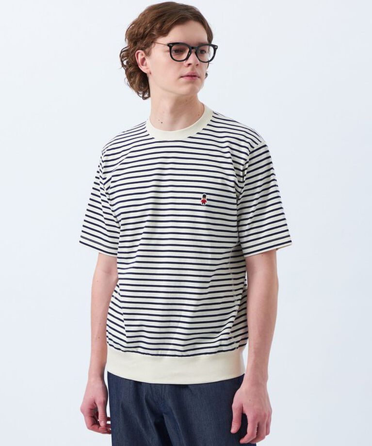 MACKINTOSH PHILOSOPHY「バッキンガムベア BD天竺 ワイドリブ半袖Tシャツ」|Tシャツ・カットソー|ブラックボーダー