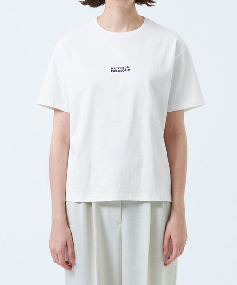 MACKINTOSH PHILOSOPHY「刺しゅうロゴTシャツ」|Tシャツ・カットソー|