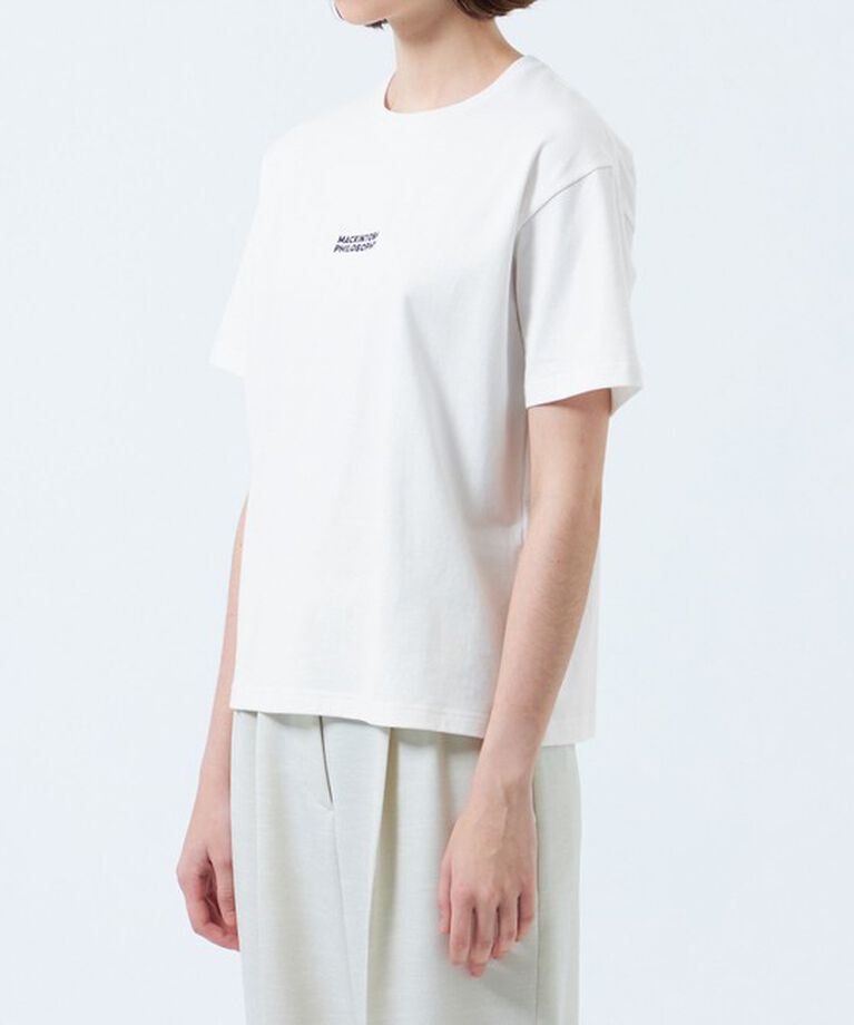 MACKINTOSH PHILOSOPHY「刺しゅうロゴTシャツ」|Tシャツ・カットソー|