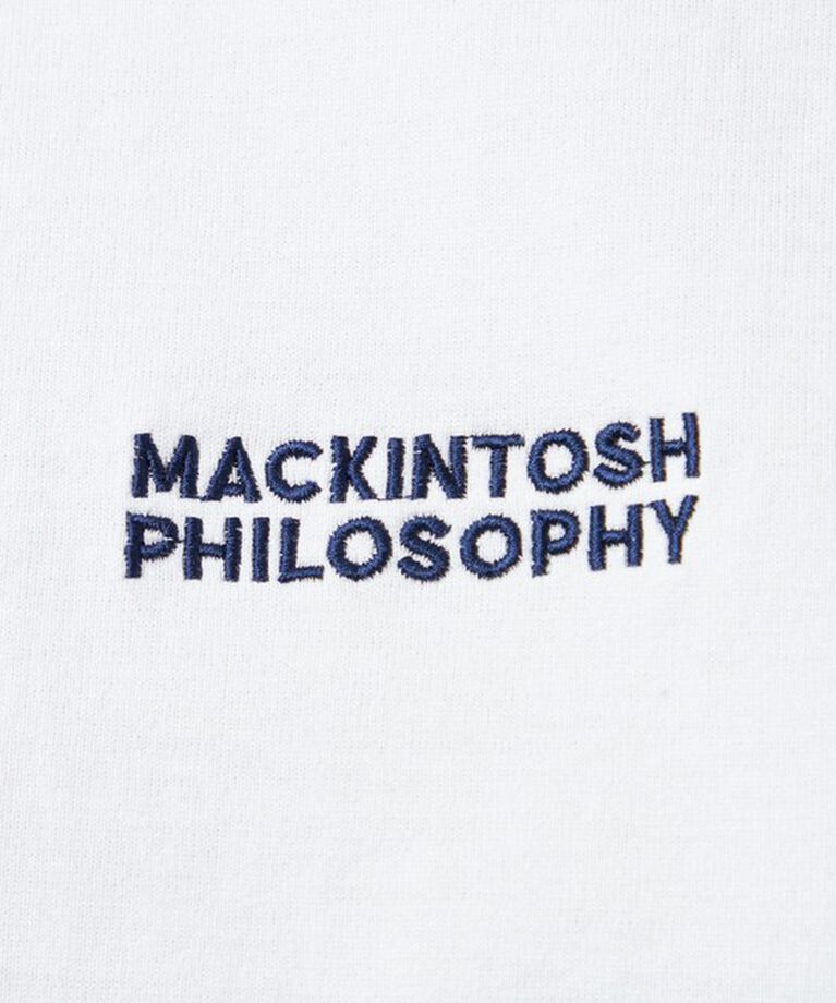 MACKINTOSH PHILOSOPHY「刺しゅうロゴTシャツ」|Tシャツ・カットソー|