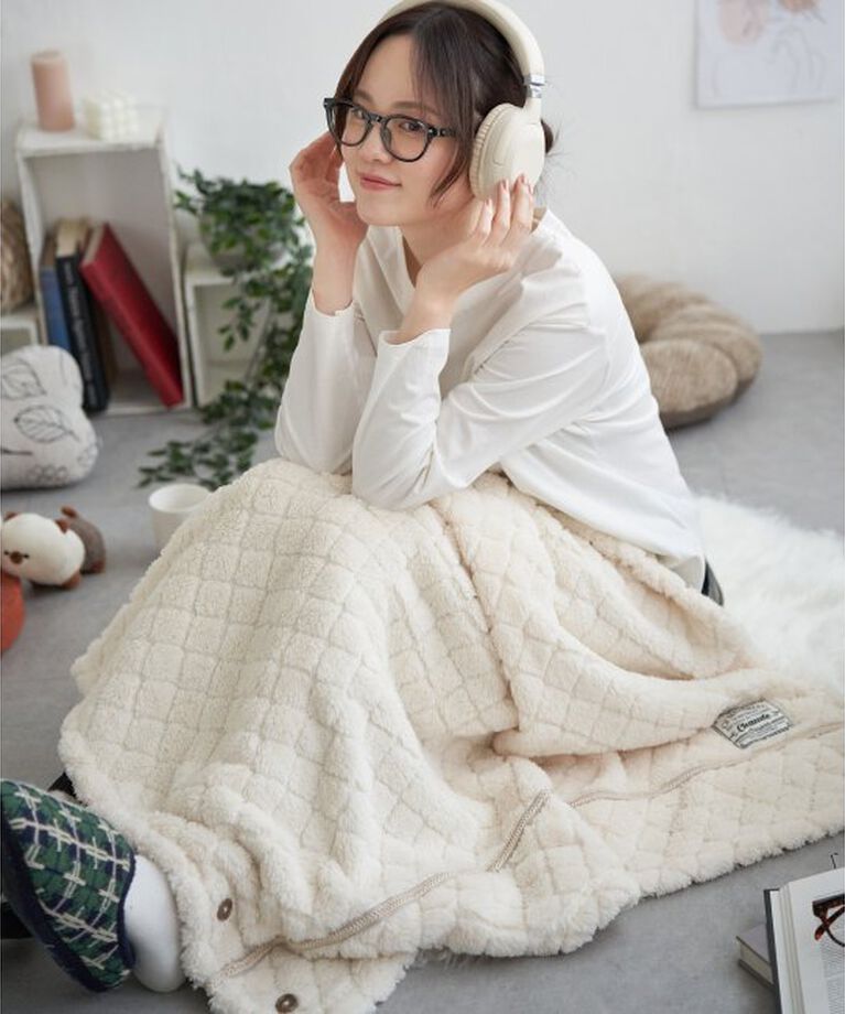 Lbc with Life「キルンケットブランケット L」|その他|オフホワイト