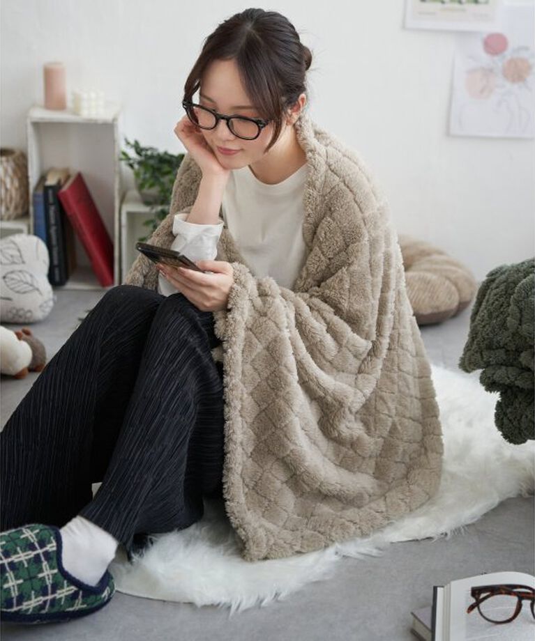 Lbc with Life「キルンケットブランケット L」|その他|グレー