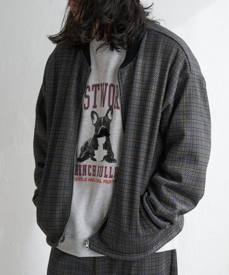 VENCE share style「ニットフリースブルゾン」|その他|
