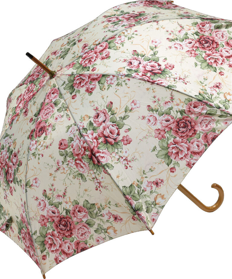 BACKYARD FAMILY「ジャンプ傘 レディース 通販 雨傘 長傘 58.5cm 約60cm ワンタッチ傘 レディース傘 傘」|傘|ホワイト1