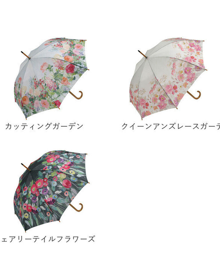 BACKYARD FAMILY「ジャンプ傘 レディース 通販 雨傘 長傘 58.5cm 約60cm ワンタッチ傘 レディース傘 傘」|傘|