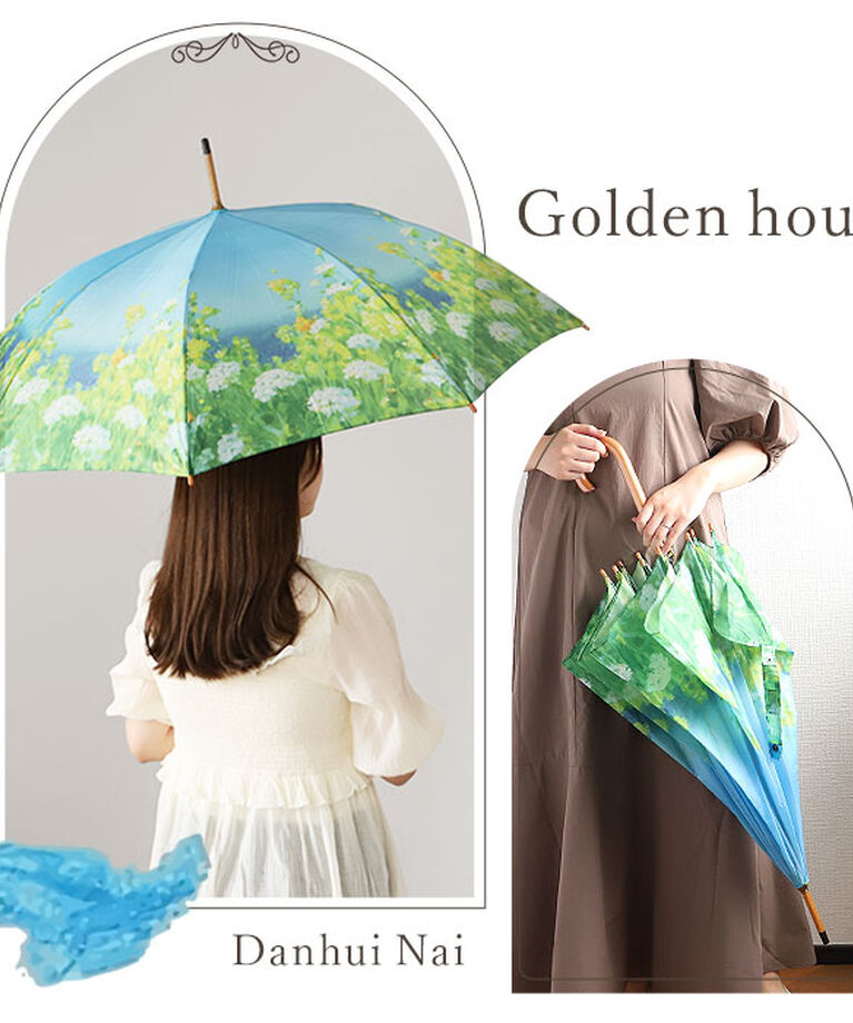 BACKYARD FAMILY「ジャンプ傘 レディース 通販 雨傘 長傘 58.5cm 約60cm ワンタッチ傘 レディース傘 傘」|傘|
