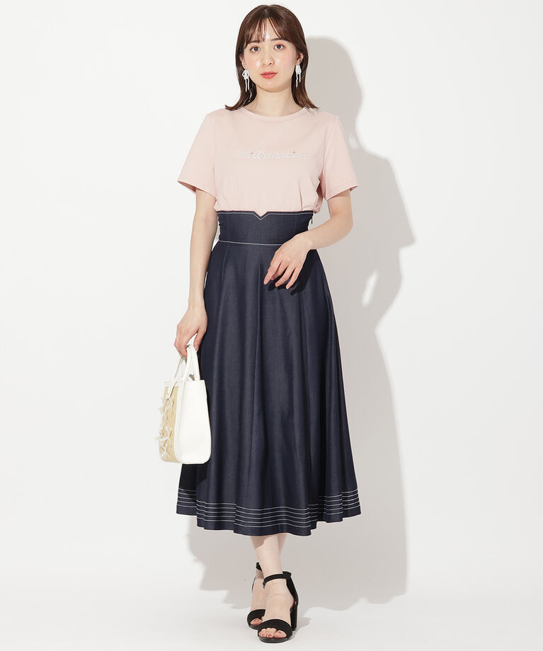 WILLSELECTION「パールロゴTシャツ」|Tシャツ・カットソー|