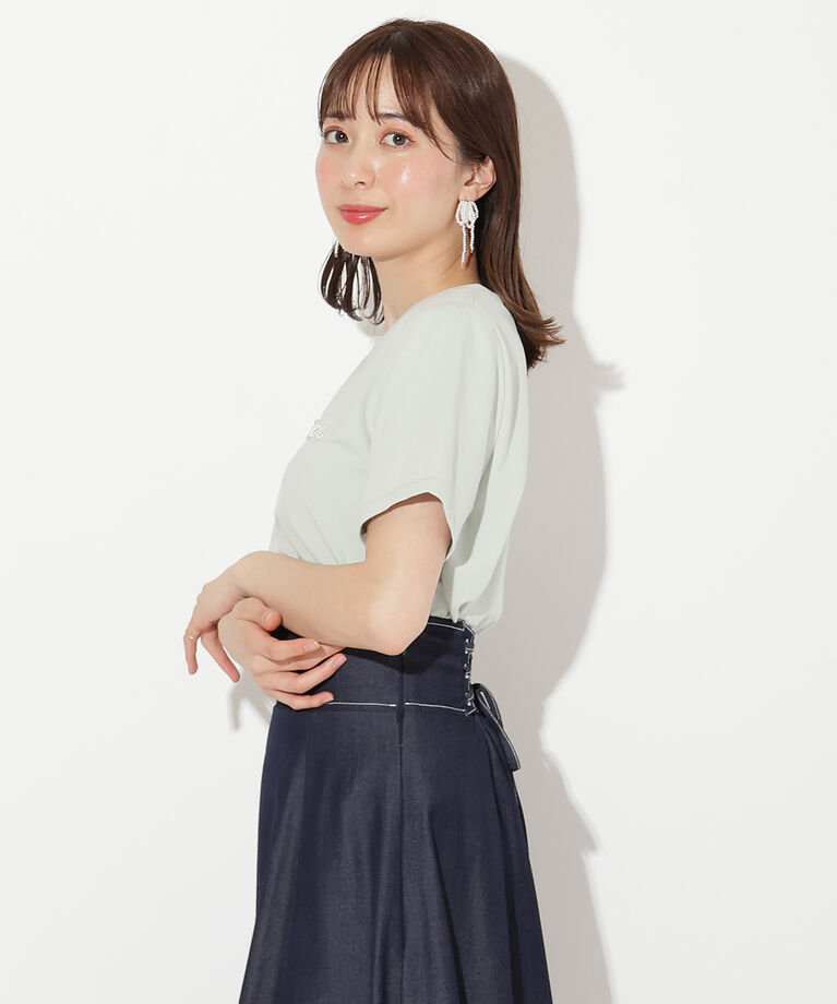 WILLSELECTION「パールロゴTシャツ」|Tシャツ・カットソー|