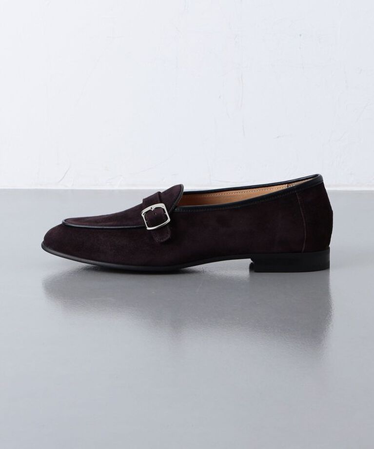 UNITED ARROWS「スエード シングル モンクストラップ スリッポン」|その他|DK.BROWN