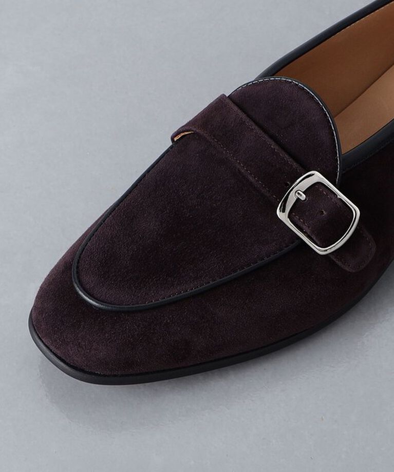 UNITED ARROWS「スエード シングル モンクストラップ スリッポン」|その他|