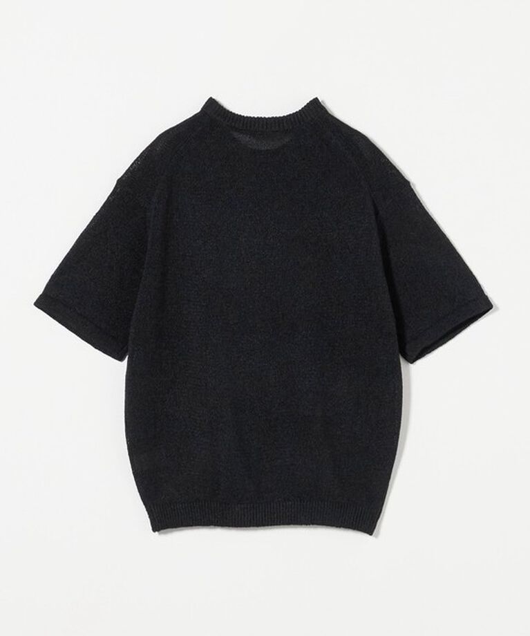 BEAUTY&YOUTH UNITED ARROWS「ペーパーヤーン クルーネック ショートスリーブ ニット」|ニット・セーター|