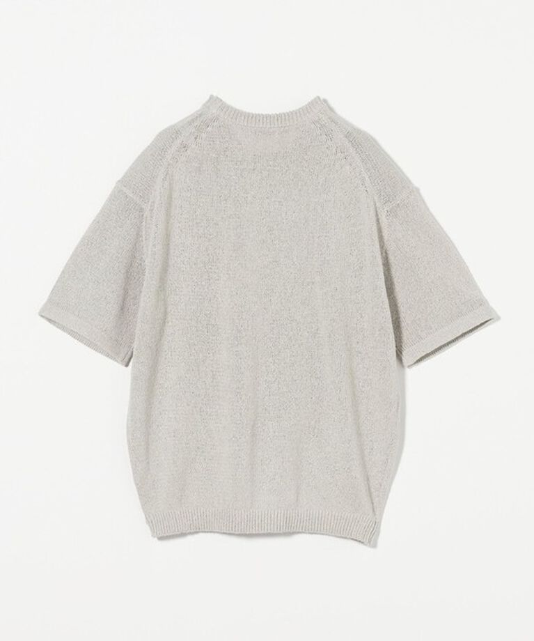 BEAUTY&YOUTH UNITED ARROWS「ペーパーヤーン クルーネック ショートスリーブ ニット」|ニット・セーター|