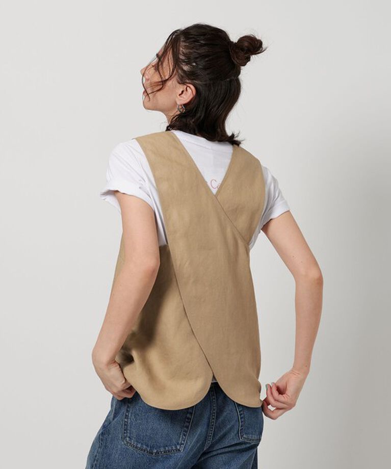 BEAUTY&YOUTH UNITED ARROWS「バッククロス チュニック -ウォッシャブル-」|シャツ・ブラウス|