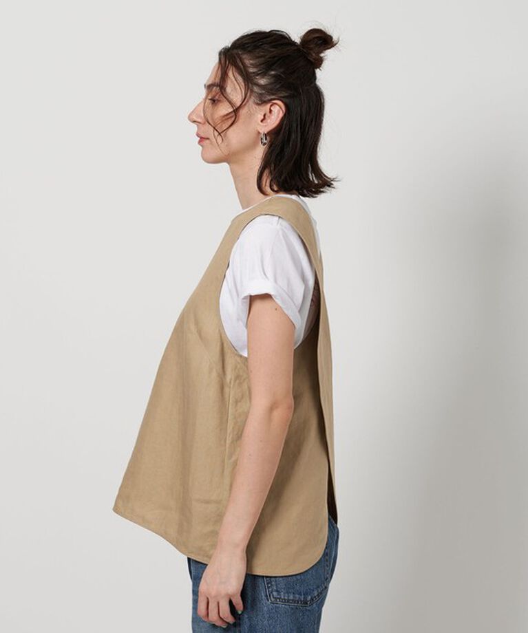 BEAUTY&YOUTH UNITED ARROWS「バッククロス チュニック -ウォッシャブル-」|シャツ・ブラウス|