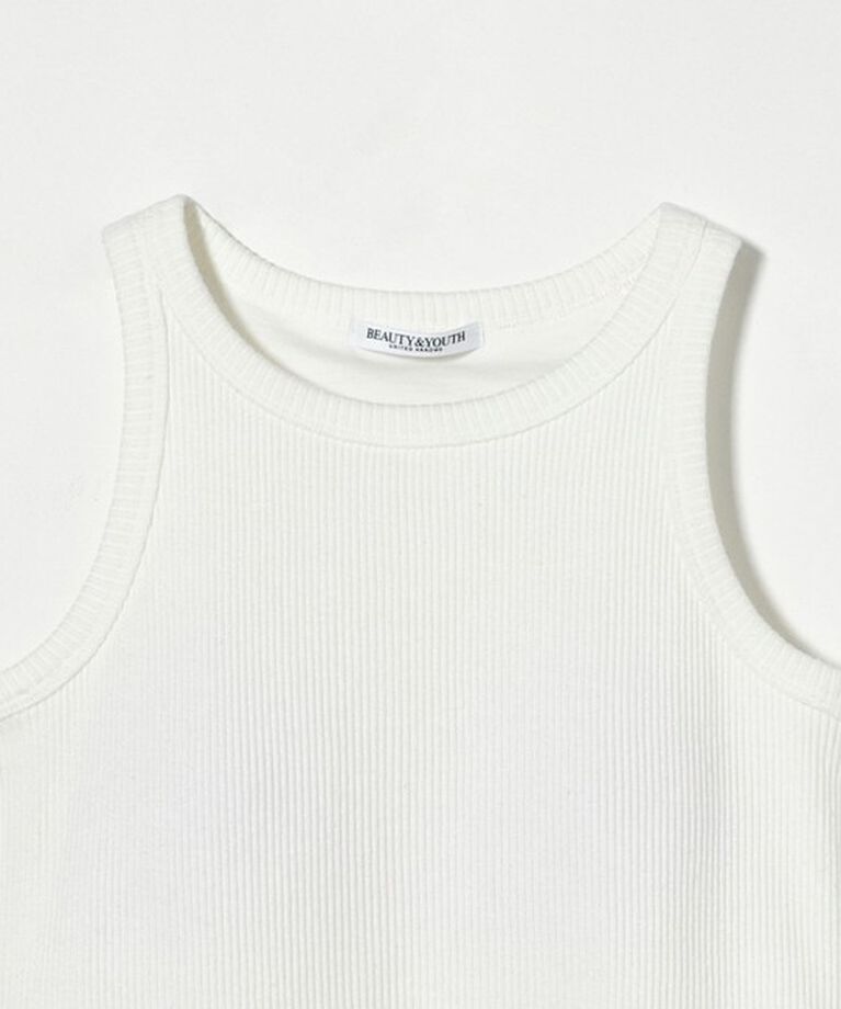 BEAUTY&YOUTH UNITED ARROWS「リブ アメリカンスリーブ タンクトップ」|タンクトップ|