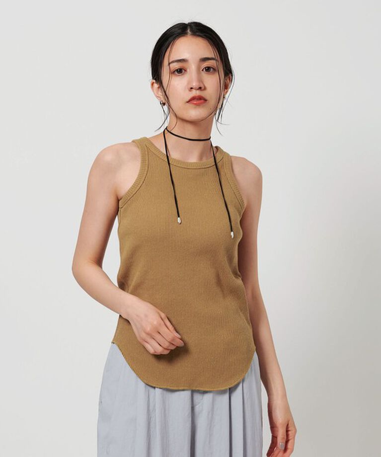 BEAUTY&YOUTH UNITED ARROWS「リブ アメリカンスリーブ タンクトップ」|タンクトップ|