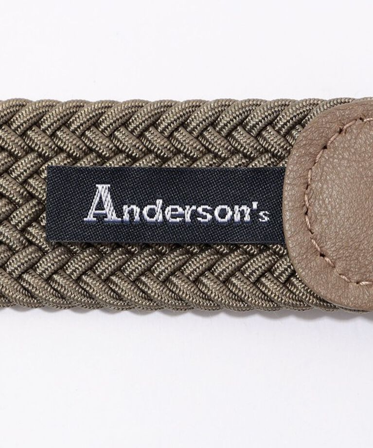 TOMORROWLAND GOODS「【別注】Anderson's 革巻き メッシュベルト」|ベルト|