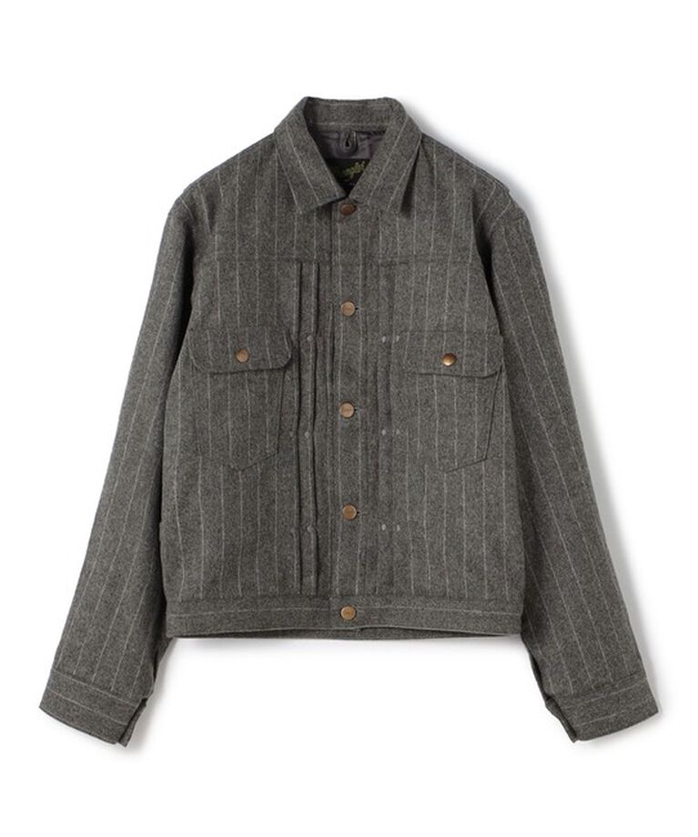 TOMORROWLAND MENS「【別注】Wrangler 111MJ ウールフランネル ブルゾン FOX BROTHERS」|ブルゾン・スタジャン|16 グレー系