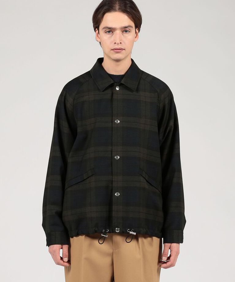 TOMORROWLAND MENS「【別注】MACKINTOSH CARRON ウール ショートブルゾン」|ブルゾン・スタジャン|