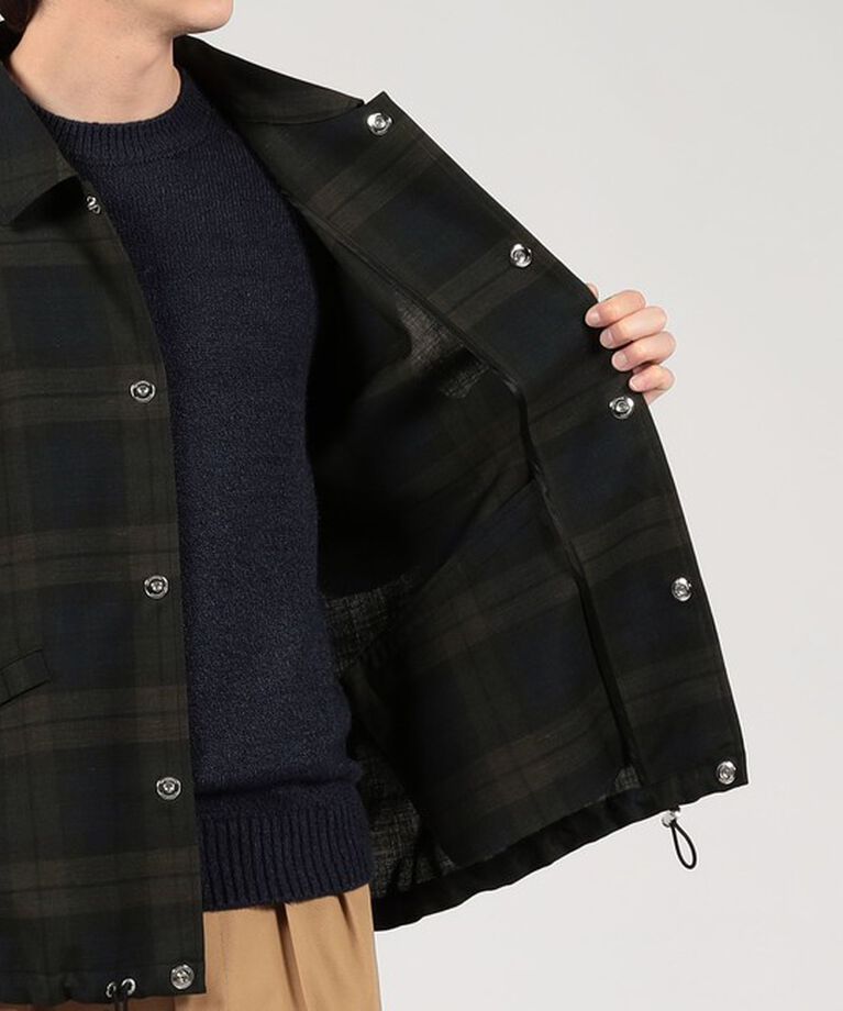 TOMORROWLAND MENS「【別注】MACKINTOSH CARRON ウール ショートブルゾン」|ブルゾン・スタジャン|