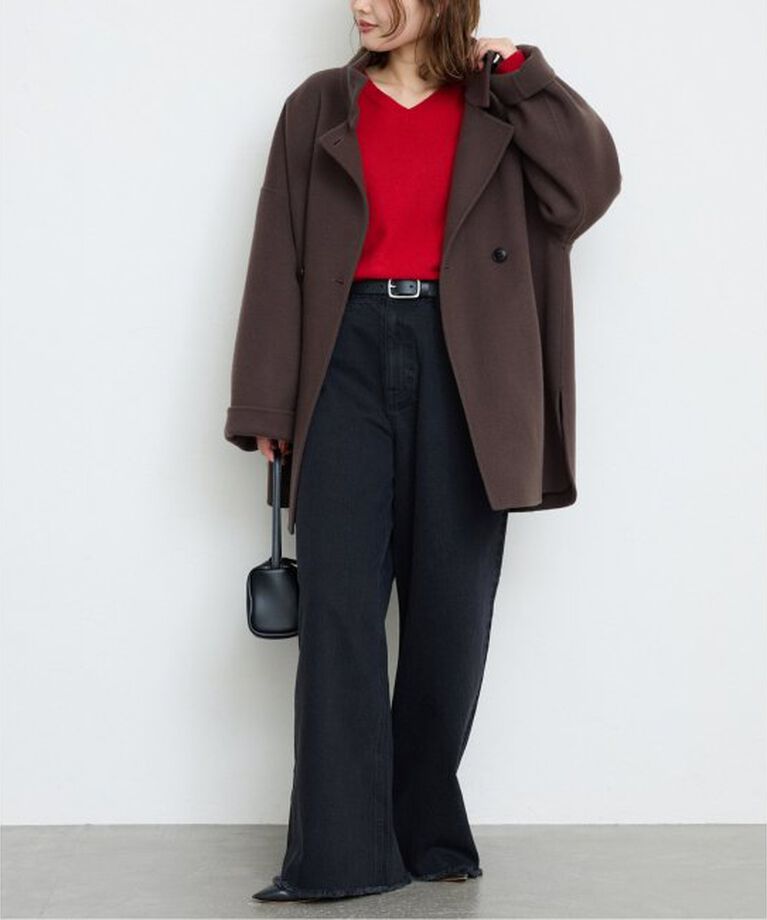 SLOBE IENA「souple woolダブルフェイススタンドコート」|その他|