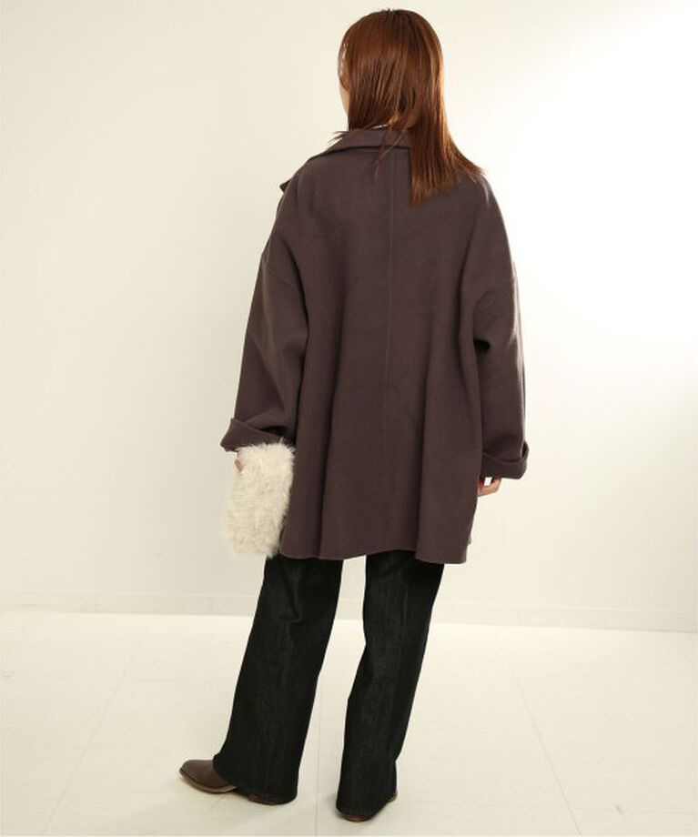 SLOBE IENA「souple woolダブルフェイススタンドコート」|その他|