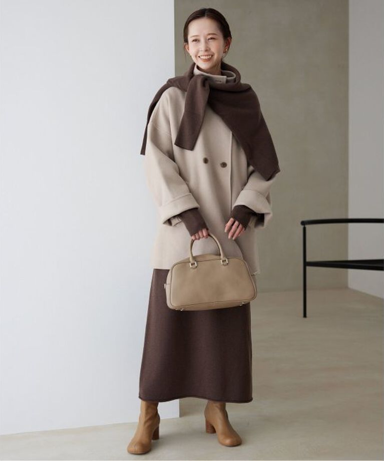 SLOBE IENA「souple woolダブルフェイススタンドコート」|その他|