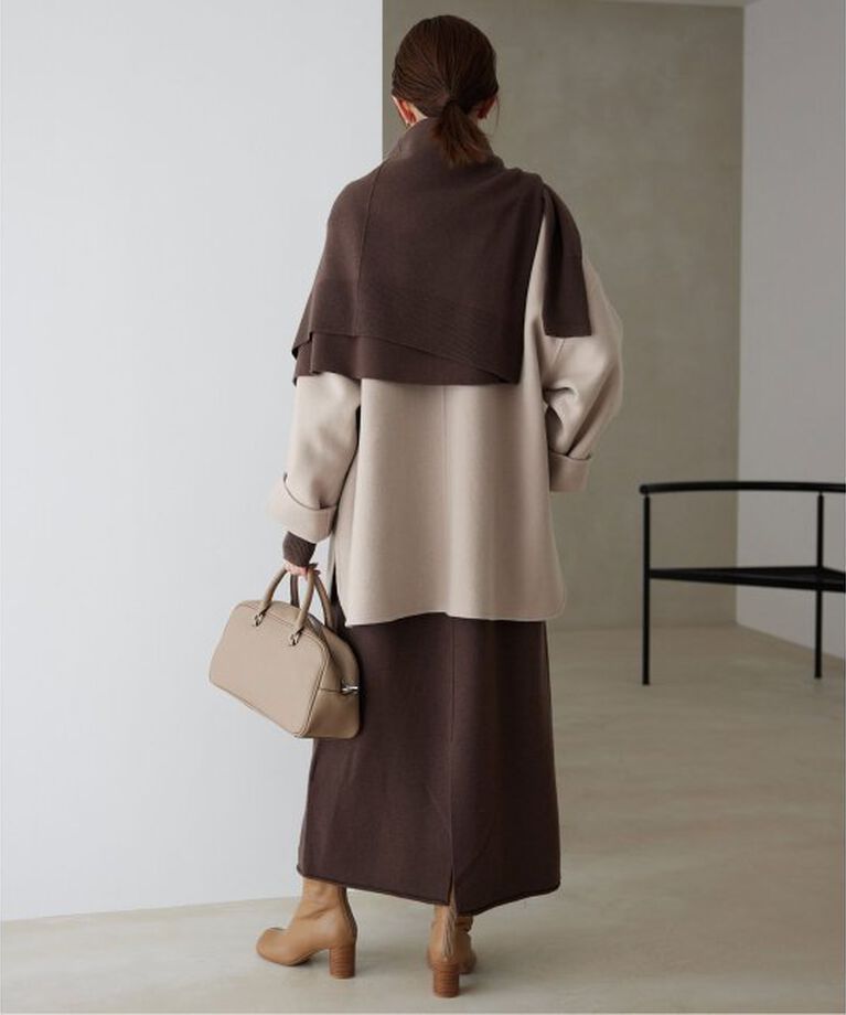 SLOBE IENA「souple woolダブルフェイススタンドコート」|その他|