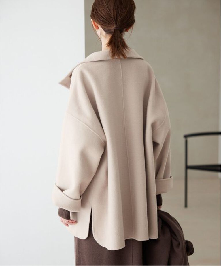 SLOBE IENA「souple woolダブルフェイススタンドコート」|その他|