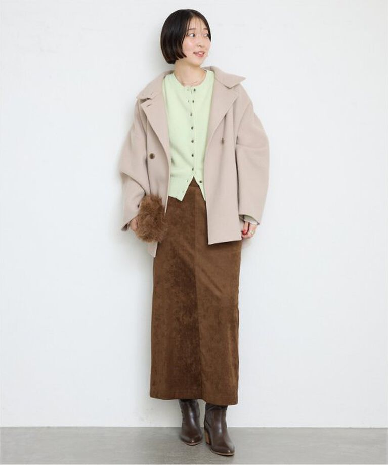 SLOBE IENA「souple woolダブルフェイススタンドコート」|その他|