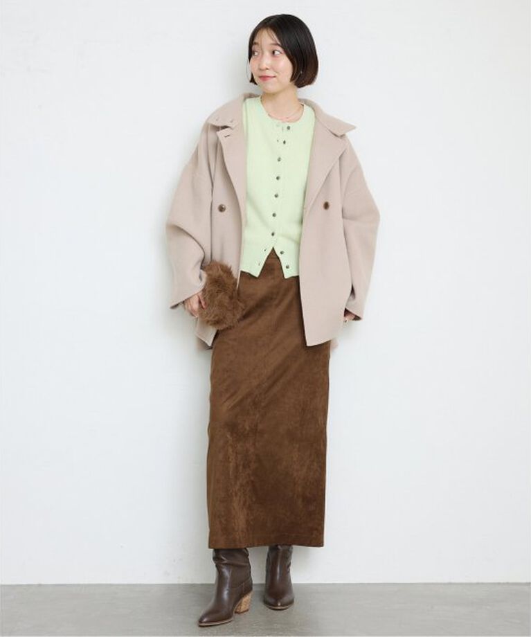 SLOBE IENA「souple woolダブルフェイススタンドコート」|その他|