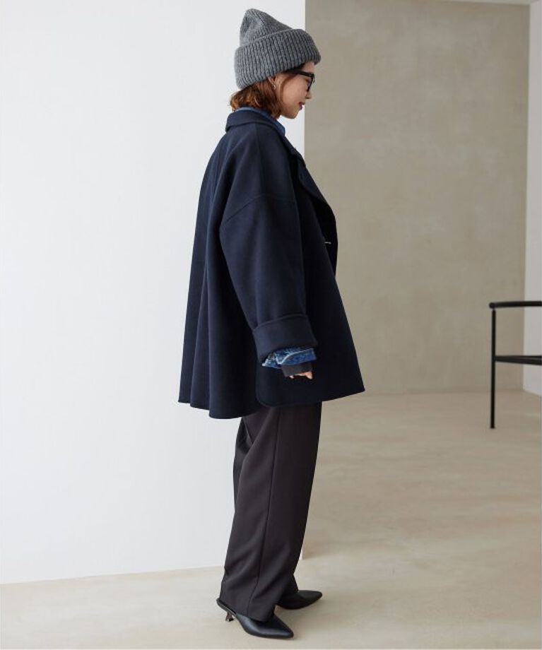 SLOBE IENA「souple woolダブルフェイススタンドコート」|その他|