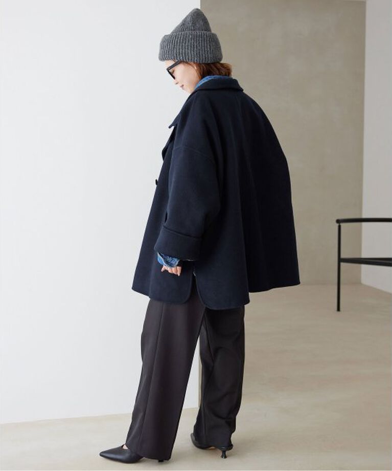 SLOBE IENA「souple woolダブルフェイススタンドコート」|その他|
