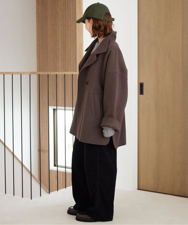 SLOBE IENA「souple woolダブルフェイススタンドコート」|その他|