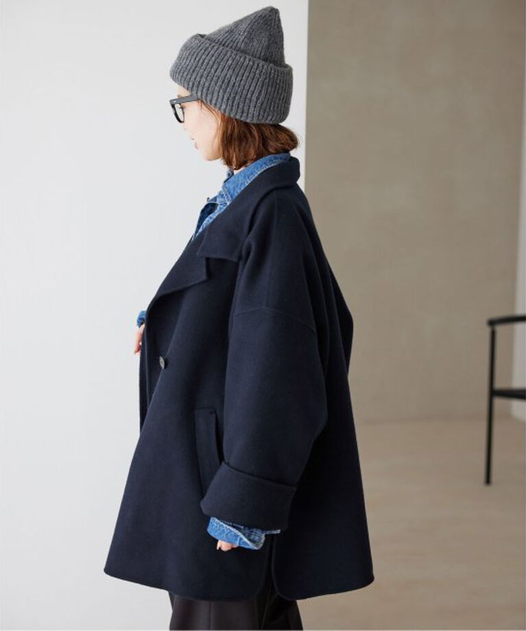 SLOBE IENA「souple woolダブルフェイススタンドコート」|その他|