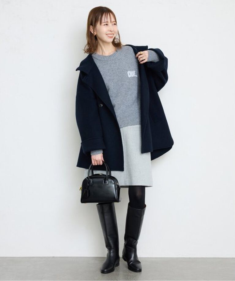 SLOBE IENA「souple woolダブルフェイススタンドコート」|その他|