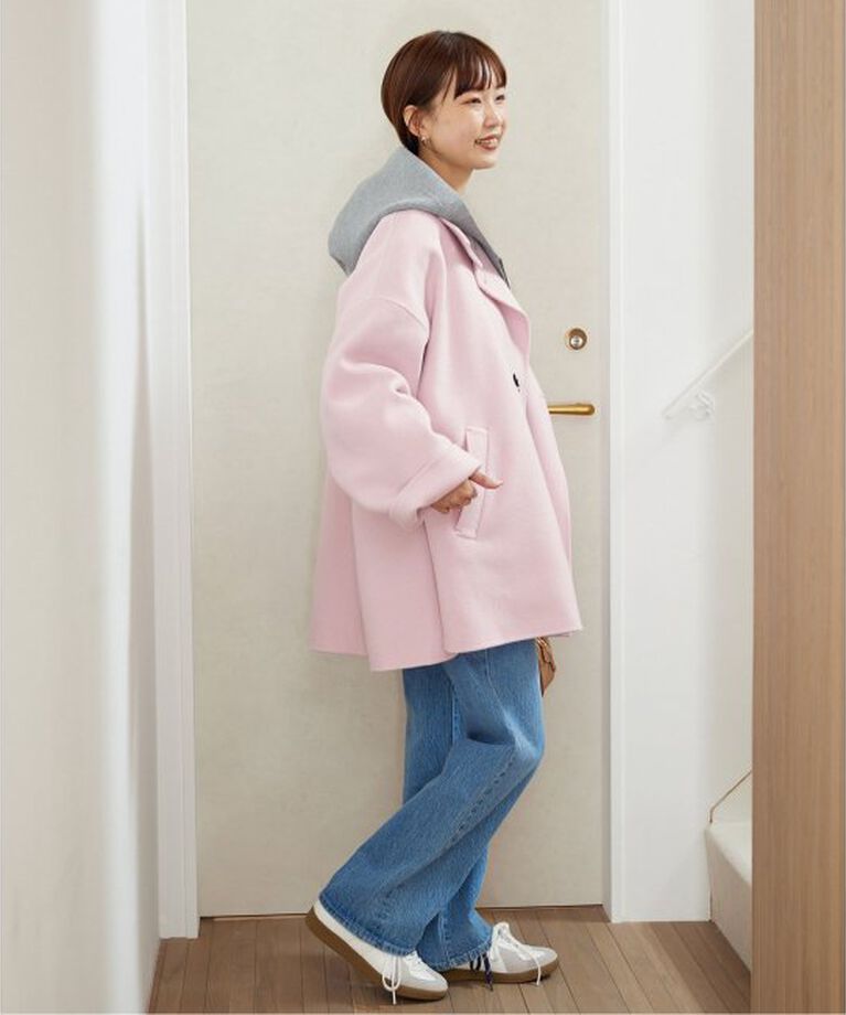SLOBE IENA「souple woolダブルフェイススタンドコート」|その他|