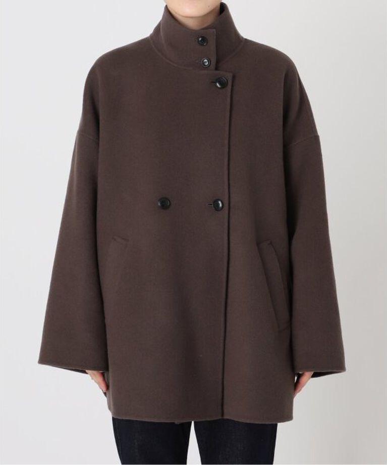 SLOBE IENA「souple woolダブルフェイススタンドコート」|その他|