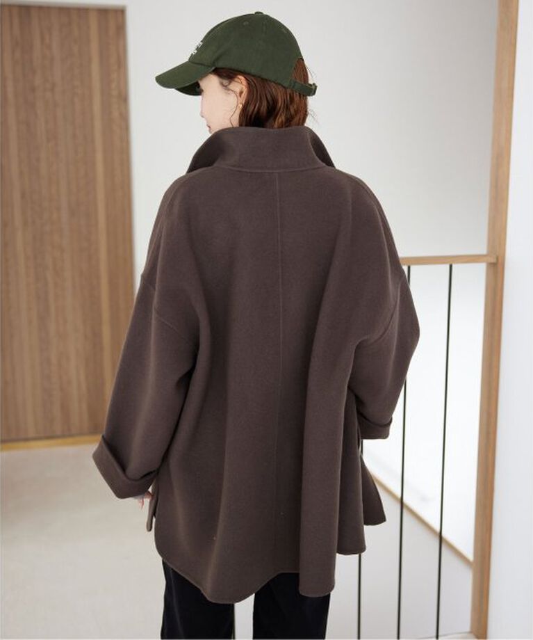 SLOBE IENA「souple woolダブルフェイススタンドコート」|その他|