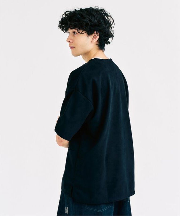 417 EDIFICE「フェイクスウェード Tシャツ」|Tシャツ・カットソー|