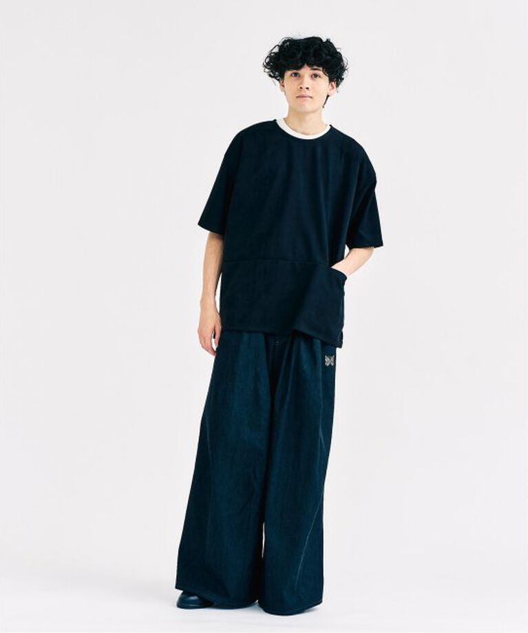 417 EDIFICE「フェイクスウェード Tシャツ」|Tシャツ・カットソー|