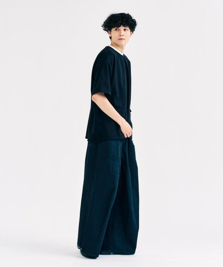 417 EDIFICE「フェイクスウェード Tシャツ」|Tシャツ・カットソー|