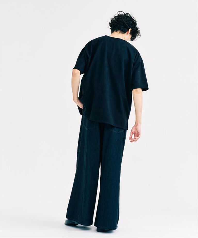 417 EDIFICE「フェイクスウェード Tシャツ」|Tシャツ・カットソー|