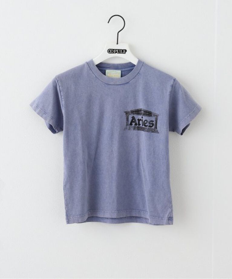 PULP「ARIES / アリーズ AGED ANCIENT TEMPLE SS TEE AR60031.03」|Tシャツ・カットソー|ブルー