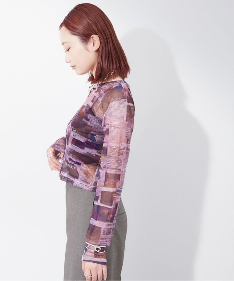 Oriens JOURNAL STANDARD「《追加》プリントシアープルオーバー」|Tシャツ・カットソー|