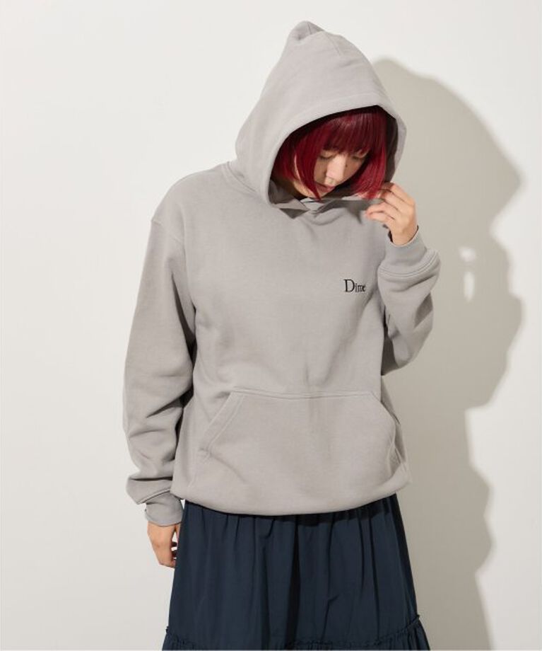Oriens JOURNAL STANDARD「【Dime/ダイム】 CLASSIC SMALL LOGO HOODIE：裏起毛 パーカー」|パーカー|グレーA